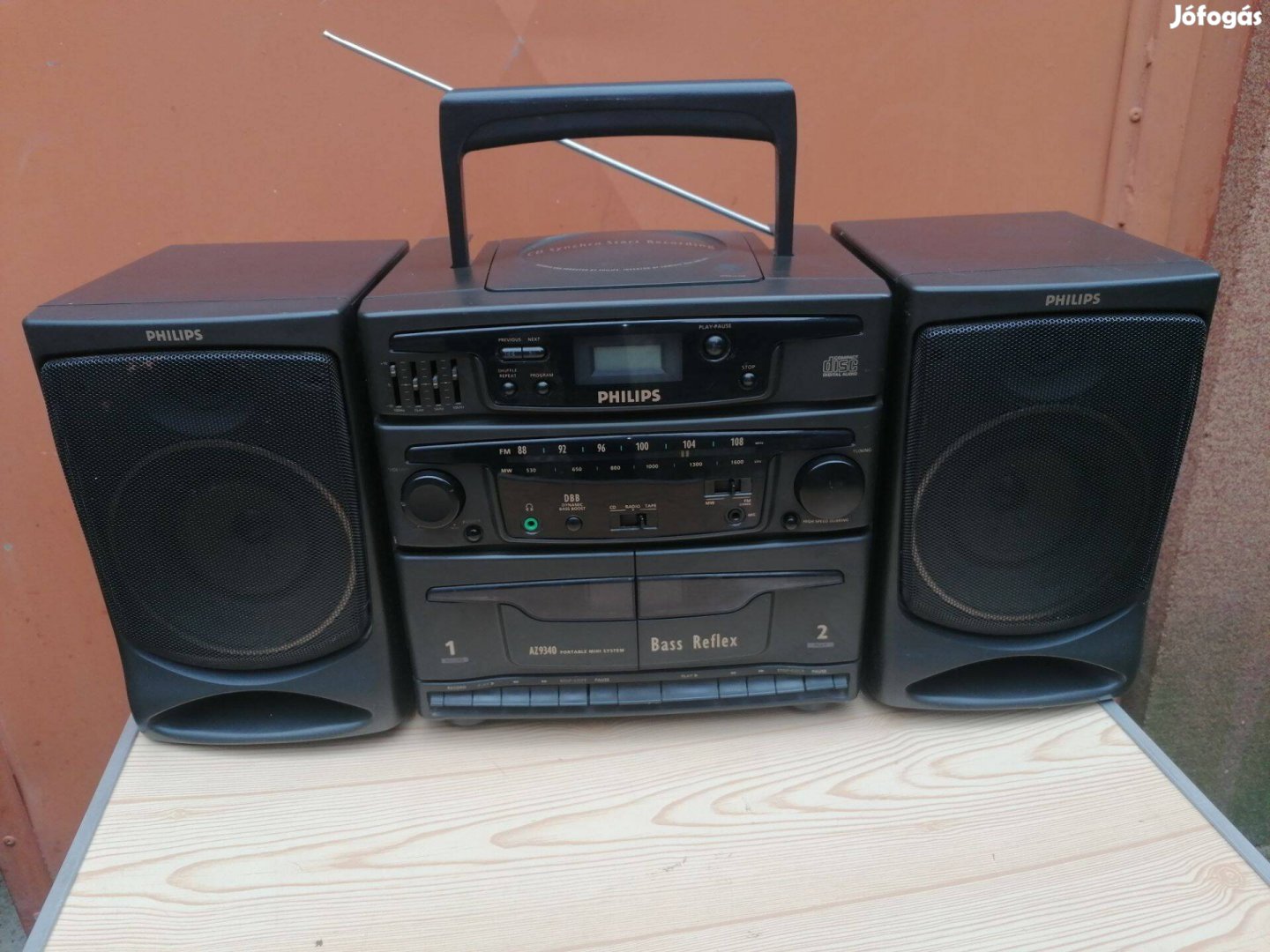 Philiph Az9340 rádiós magnó cd rádió rádiósmagnó boombox