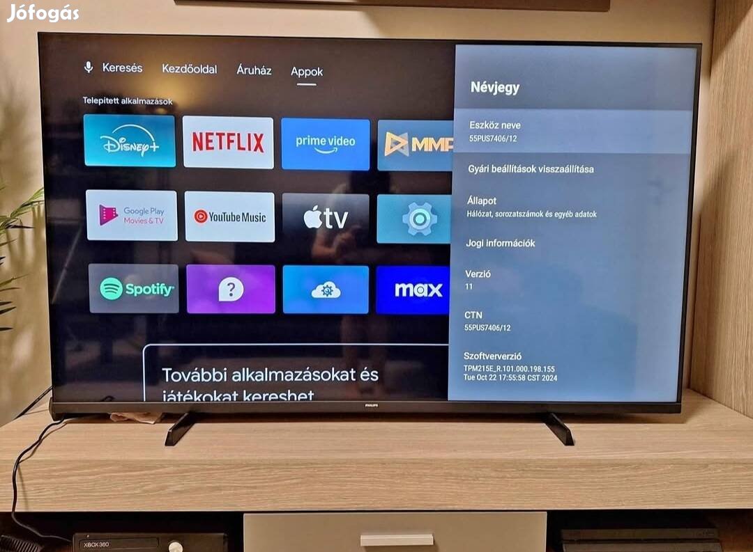 Philips 139cm 4K UHD Smart tv