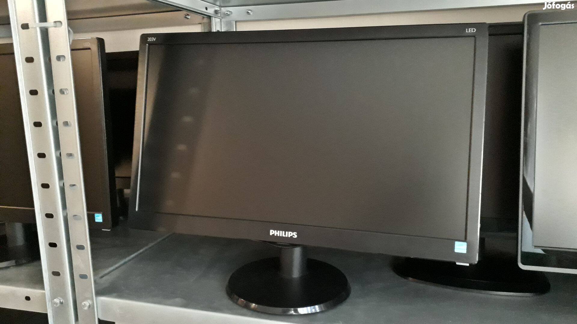 Philips 20" LED Monitor, Hibátlan állapot + 1 év bolti Garancia!!!