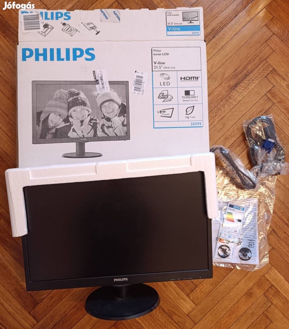Philips 223V5 21.5" Fullhd LED monitor