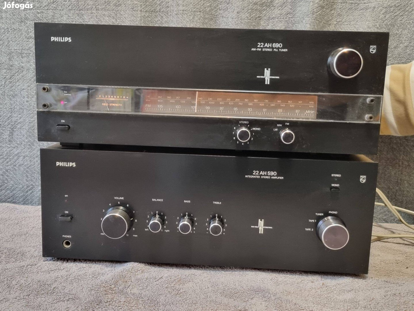 Philips 22AH690 tuner és 22AH590 erősítő