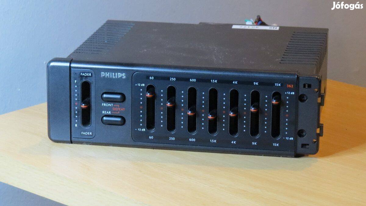 Philips 362 retro régi eq autós equalizer