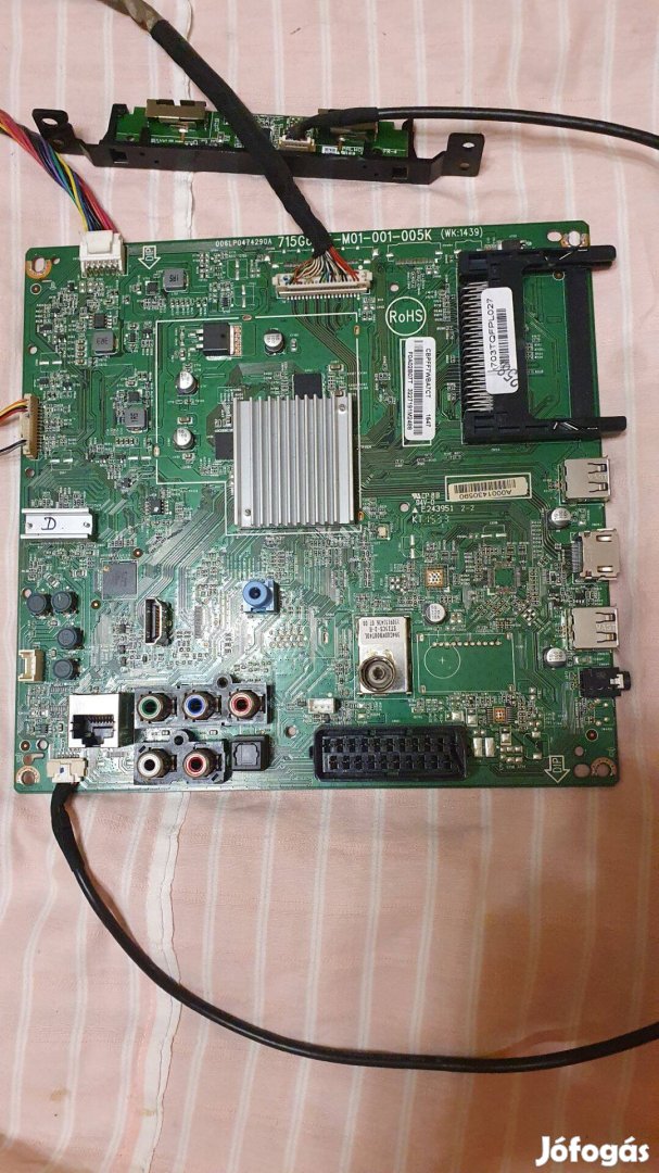 Philips 40Pfh5300/88 mainboard törött készülékből