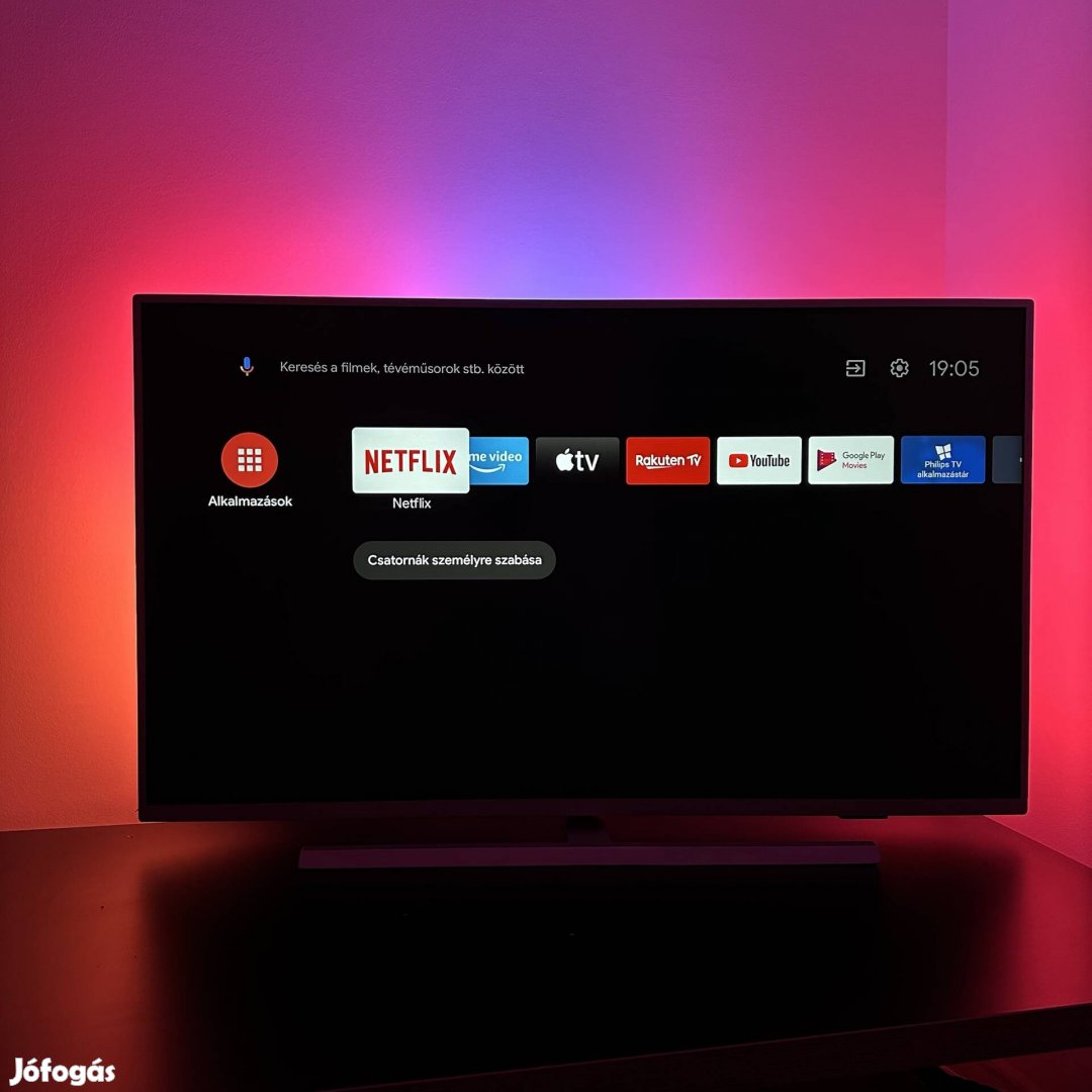 Philips 4K Ambilight Android Okos tv