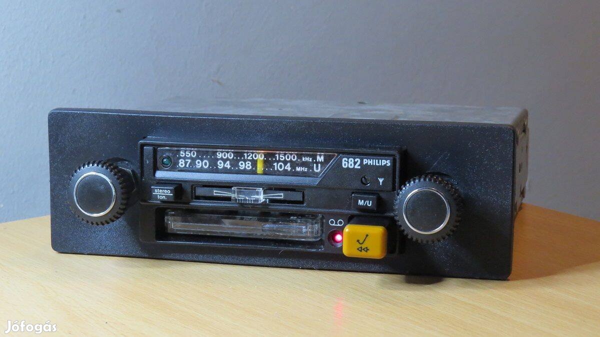 Philips 682 régi oldtimer rádió autórádió