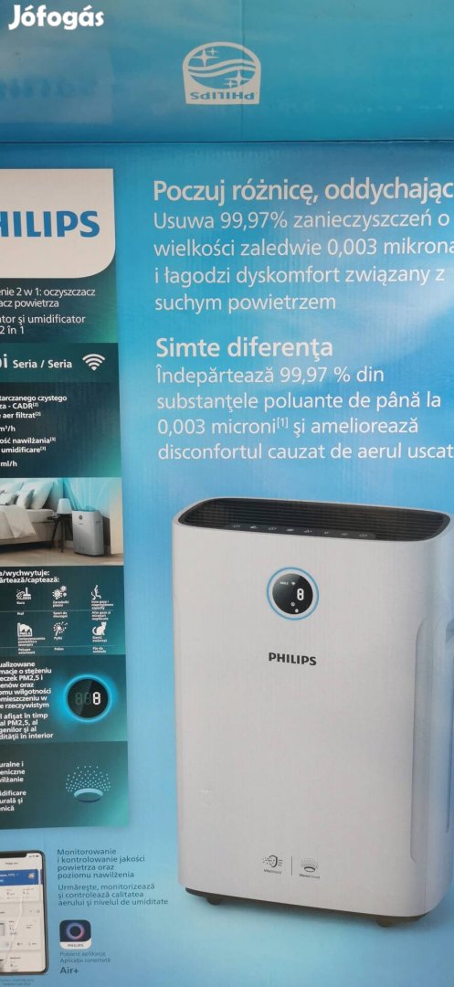 Philips AC2729/13 2000i légtisztitó és párásító