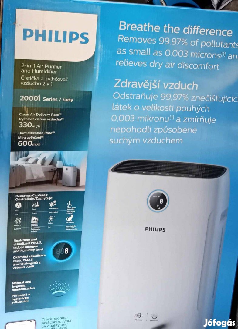 Philips AC2729 légtisztító, párásító funkcióval