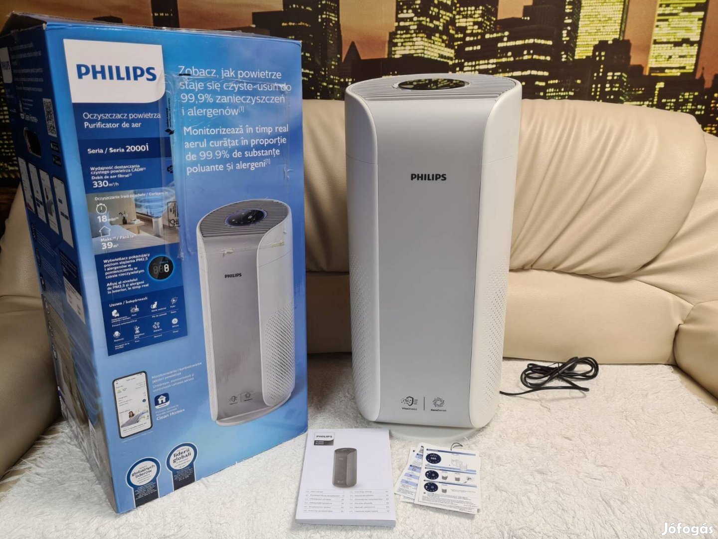 Philips AC2958 légtisztító nagyméretű helyiségekhez