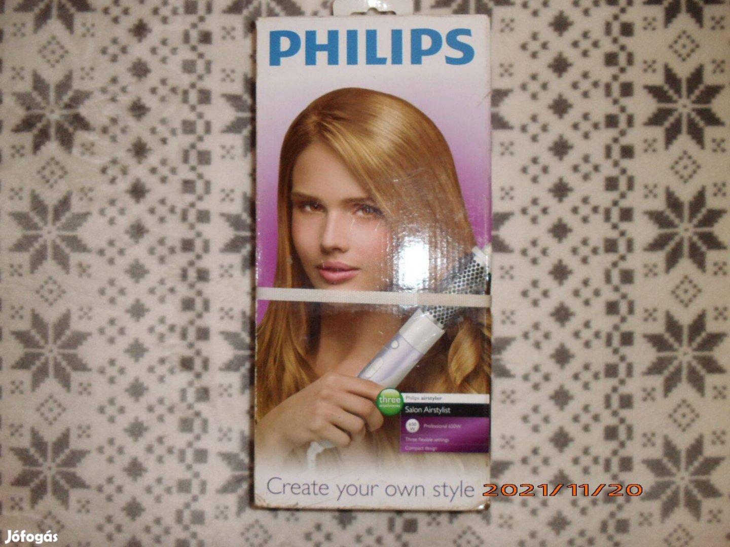 Philips Airstyler levegős hajformázókefe