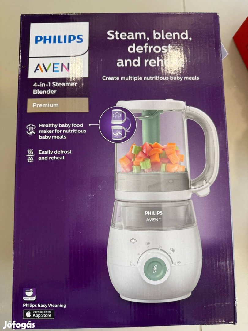 Philips Avent 4 in1 SCF885/01 pároló- és turmixgép