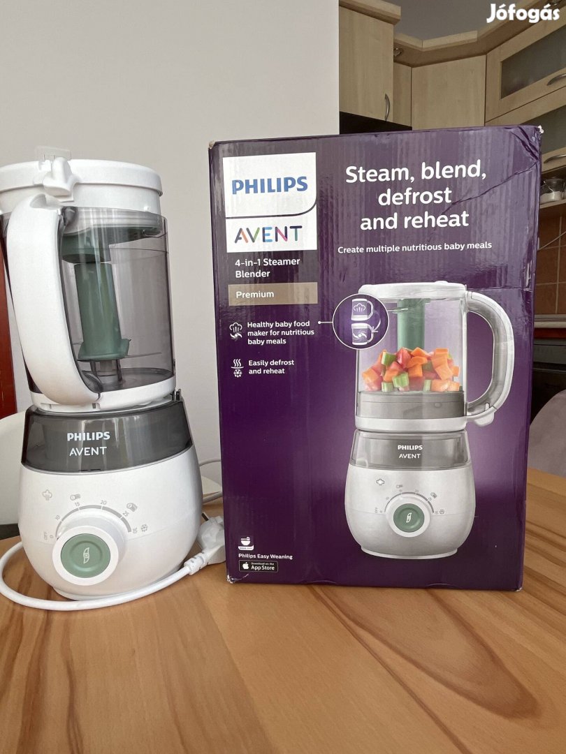 Philips Avent 4in1 bébiétel készítő pároló és turmix