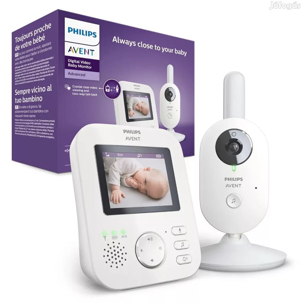 Philips Avent SCD883 kamerás bébiőr, OUTLET termék