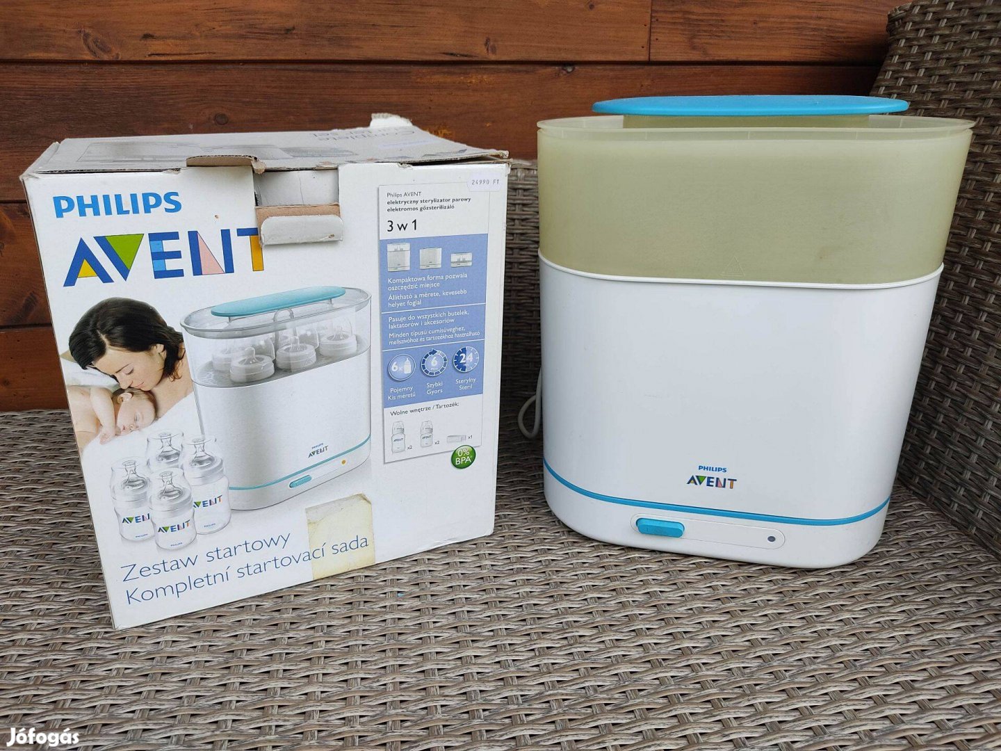 Philips Avent SCF284 elektromos gőzsterilizáló