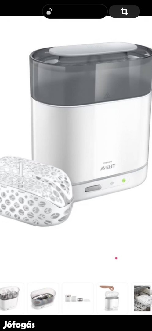 Philips Avent SCF286/03 4-az-1 Elektromos gőz sterilizáló, 220V