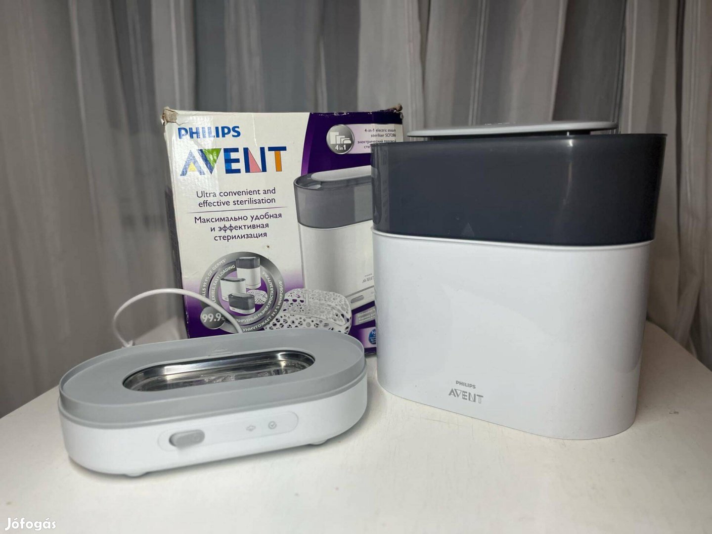 Philips Avent SCF286/03 4 az 1 Elektromos gőz sterilizáló, 220V