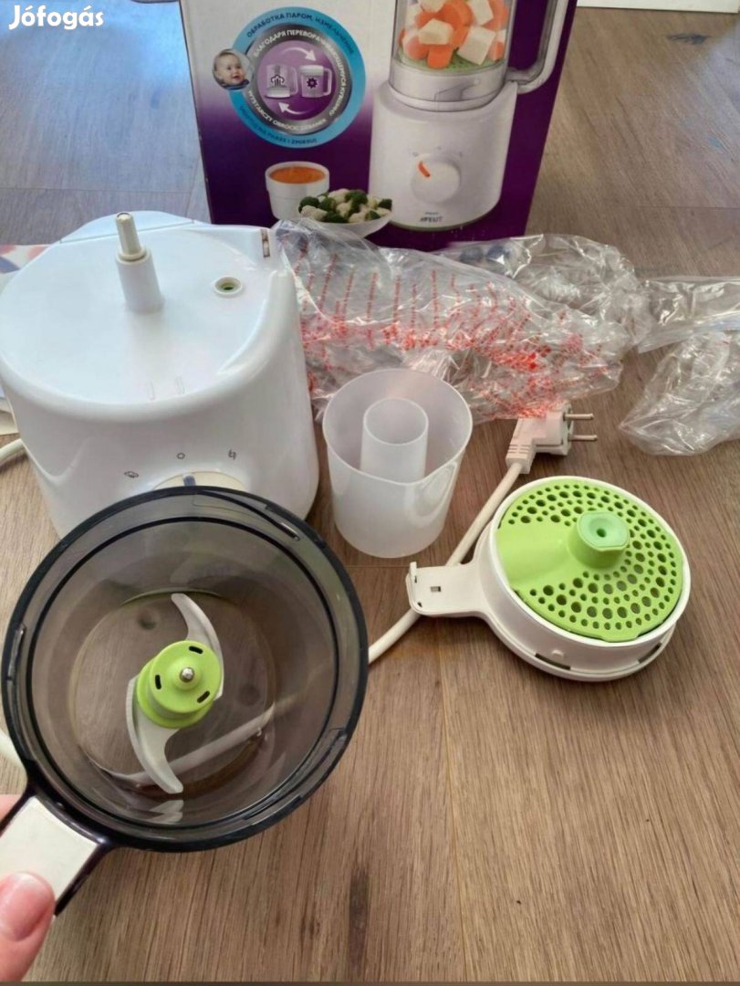 Philips Avent babaétel-készítő - párol és turmixol egyben!