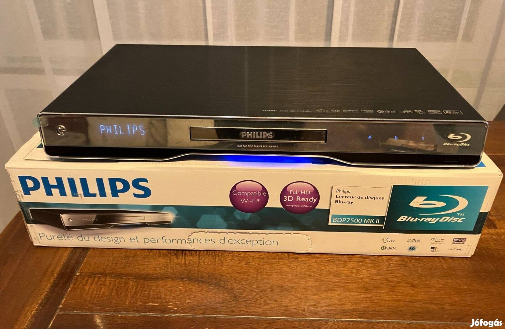 Philips BDP 7500 Mkii blu-ray lejátszó