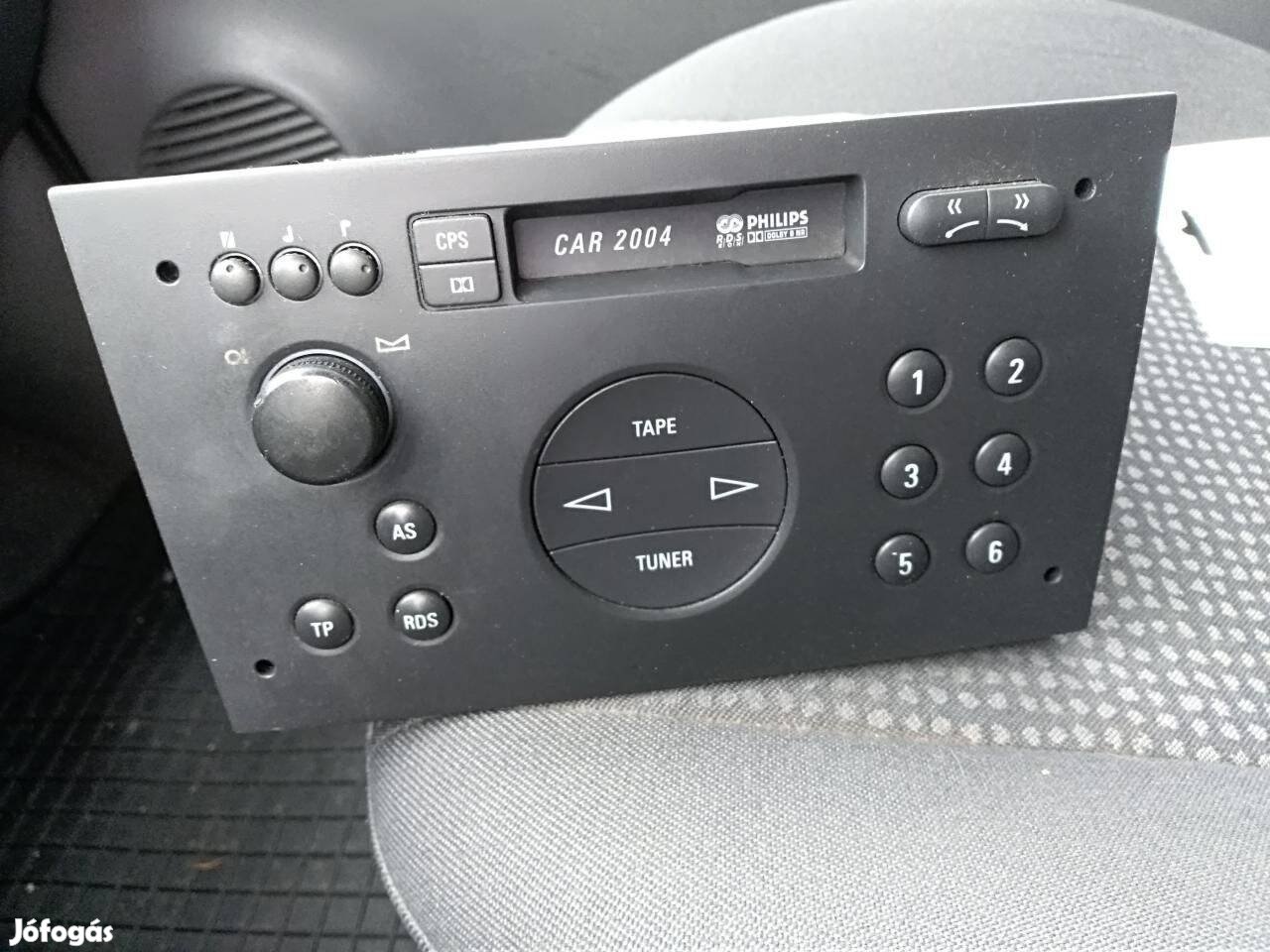 Philips CAR 2004, Opel gyári magnó, újszerű állapotban eladó