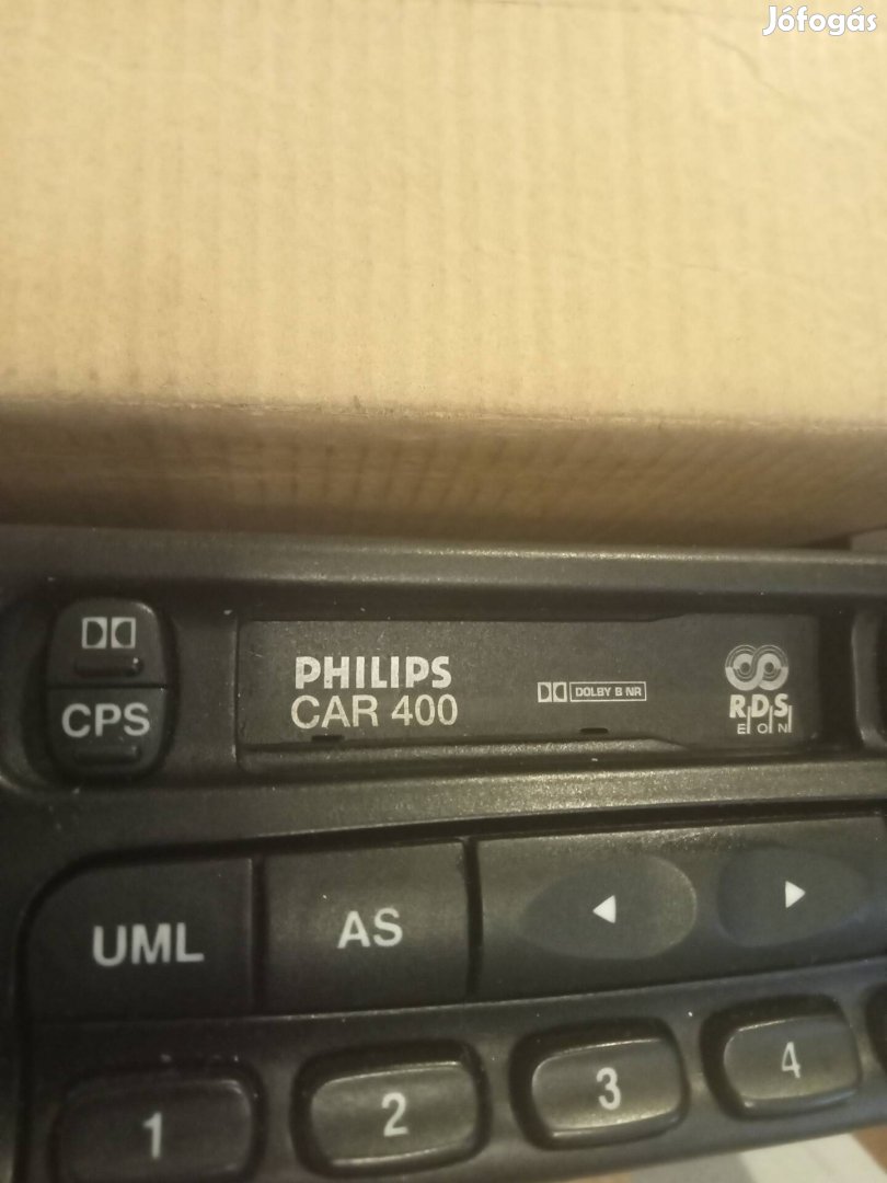 Philips CAR 400: Retró Autos rádiós magnó eladó!