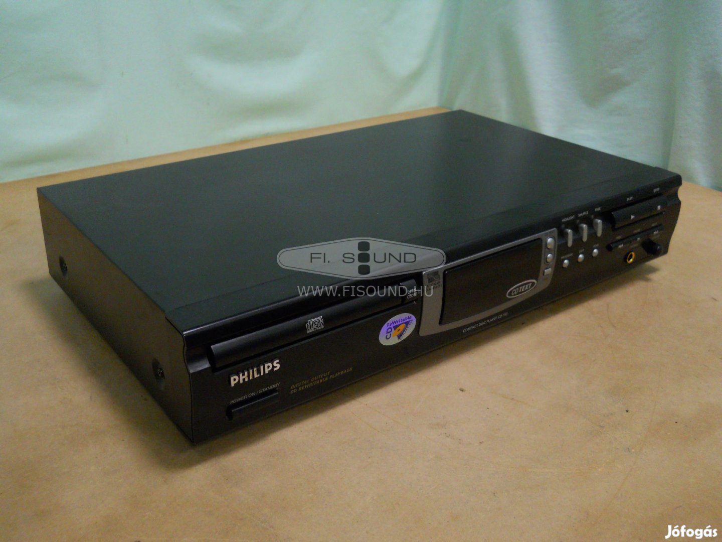 Philips CD753-20B , 1 lemezes CD lejátszó