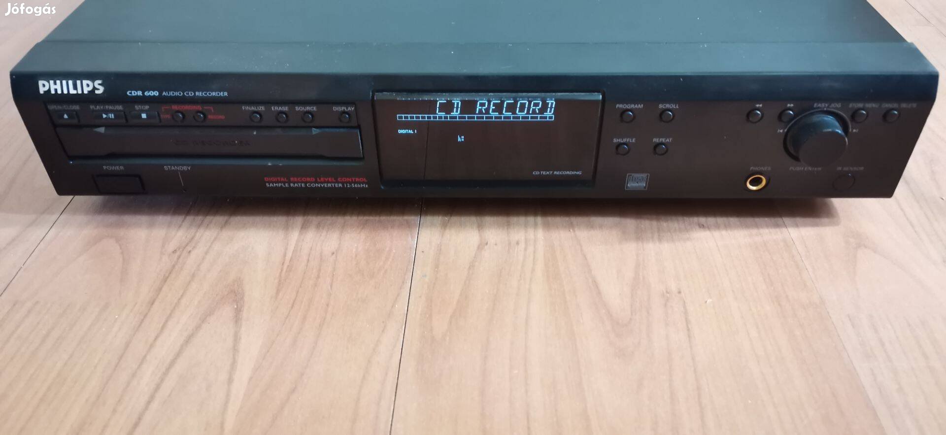 Philips CDR600 típusú cd játszó lejátszó író olvass !