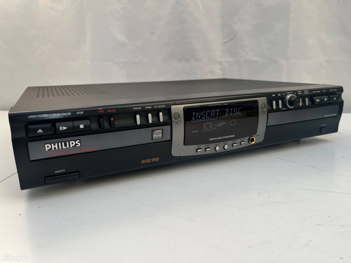 Philips CDR775 cd lejátszó író szervizelve