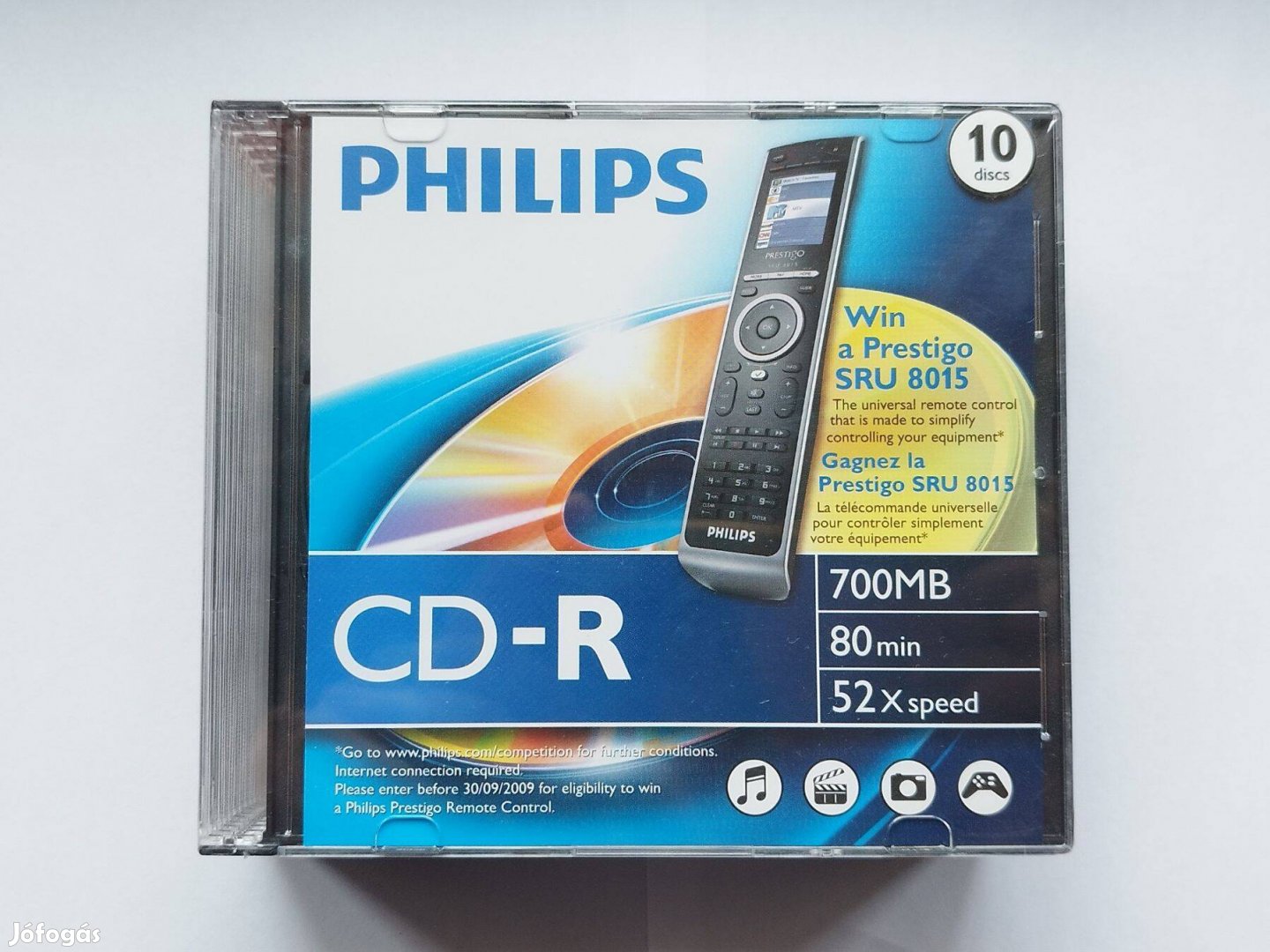 Philips CD lemez, 10 db bontatlan csomagolásban