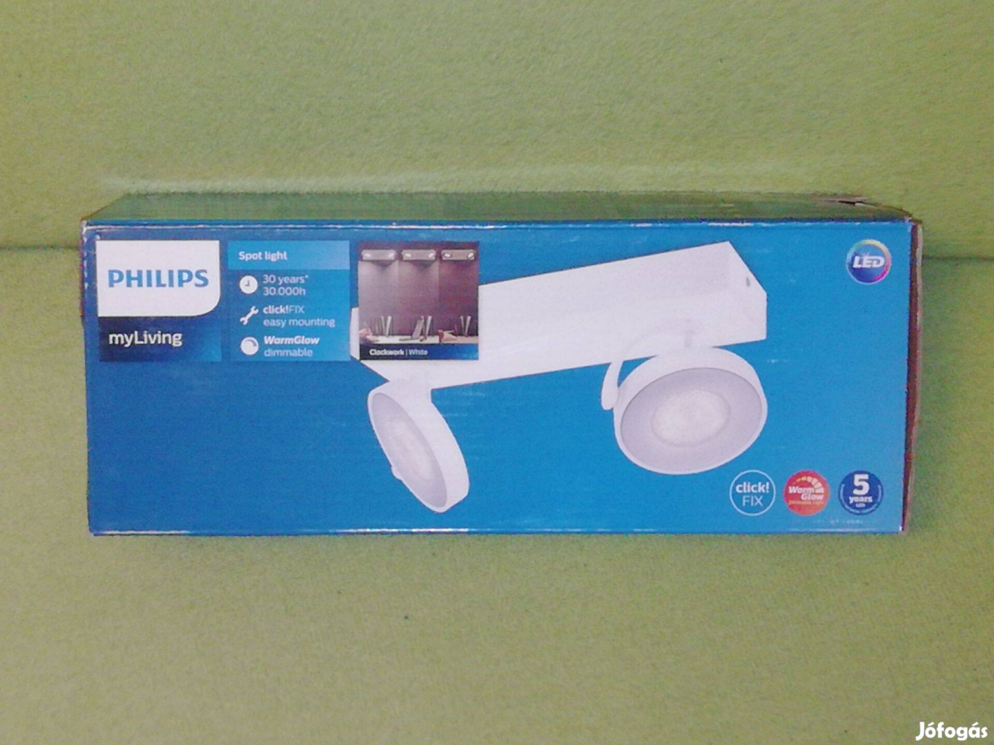 Philips Clockwork Spotlámpa - Új, bontatlan