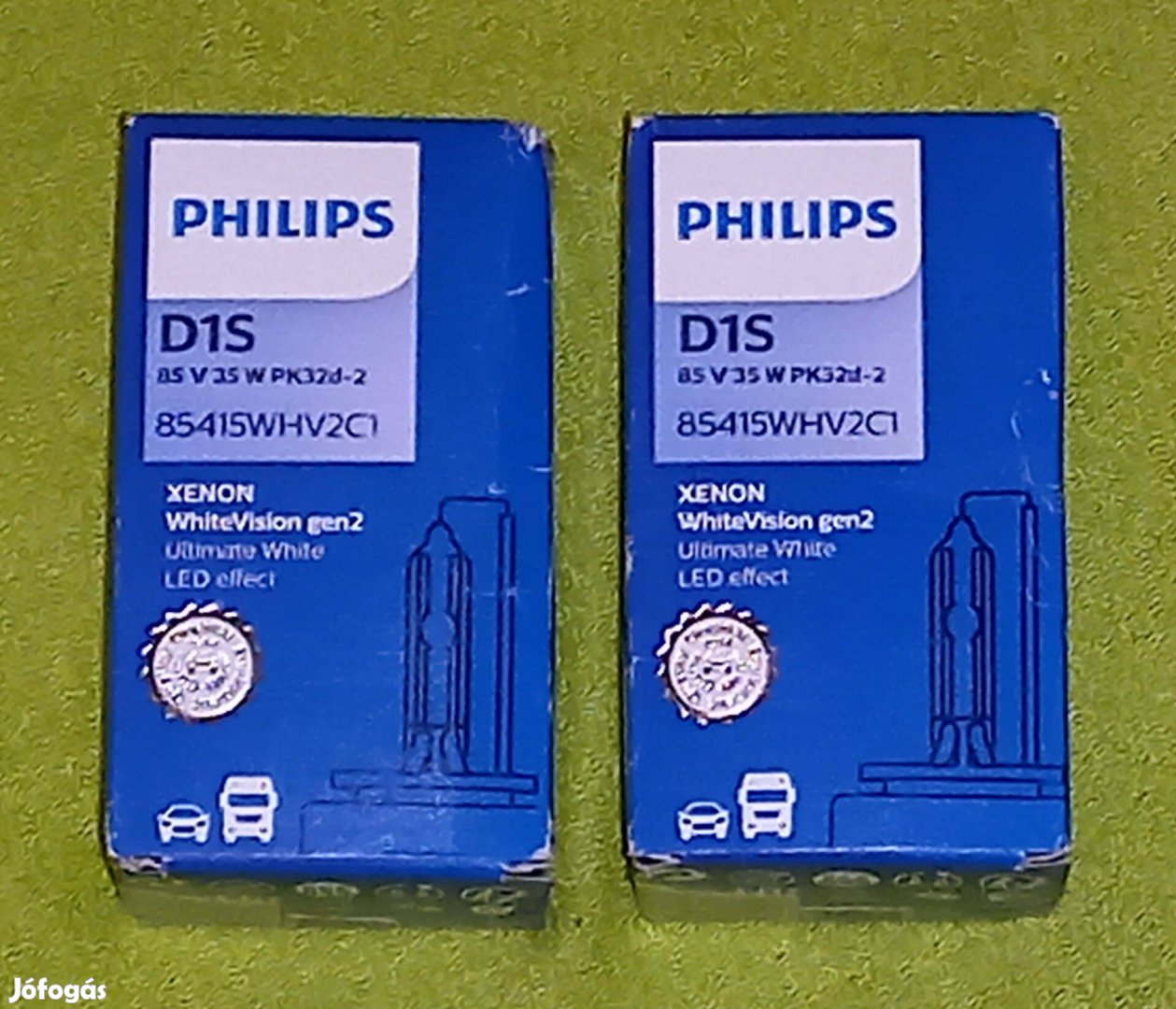 Philips D1S Whitevision gen2 85415Whv2 Xenon izzó 2db - Új, bontatlan!