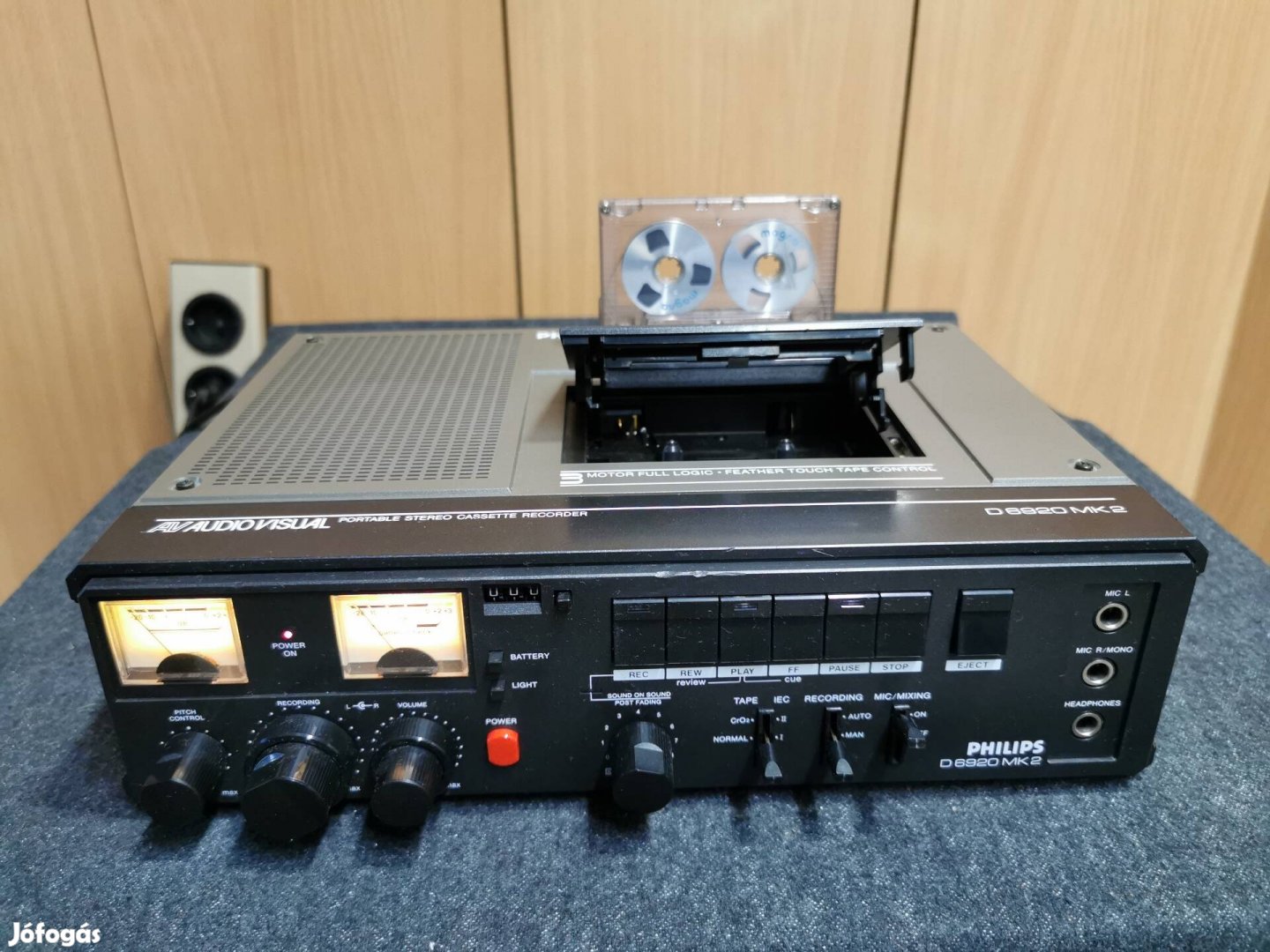 Philips D6920 MK2 Kazettás Deck 1980 