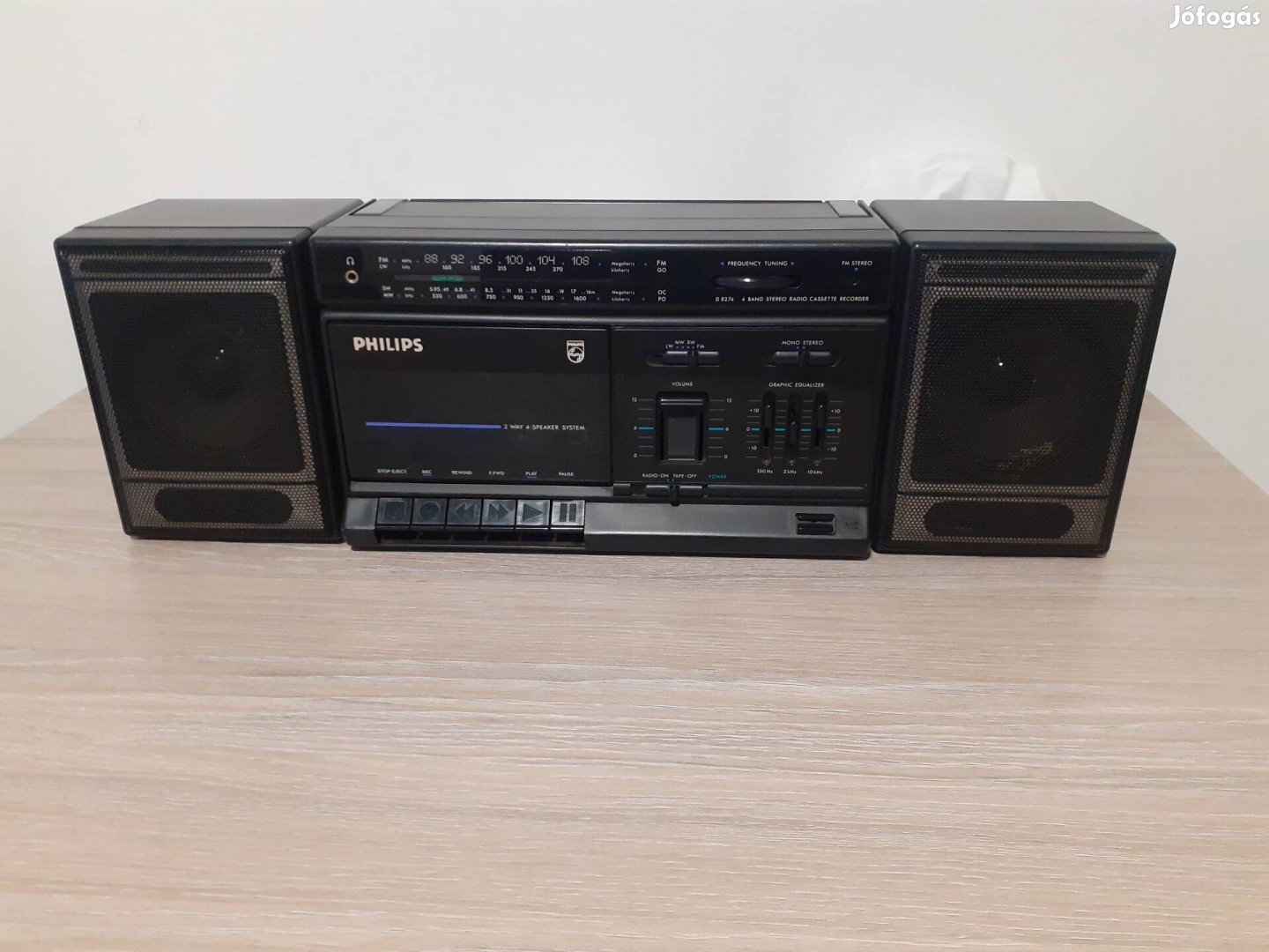 Philips D8274 retro rádió magnó 