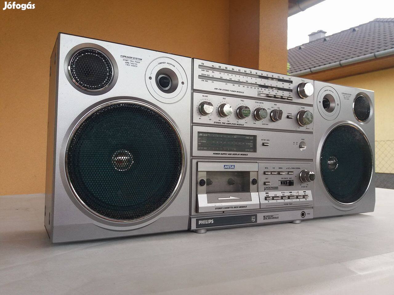 Philips D8614 Sound Machine rádió magnó boombox retro