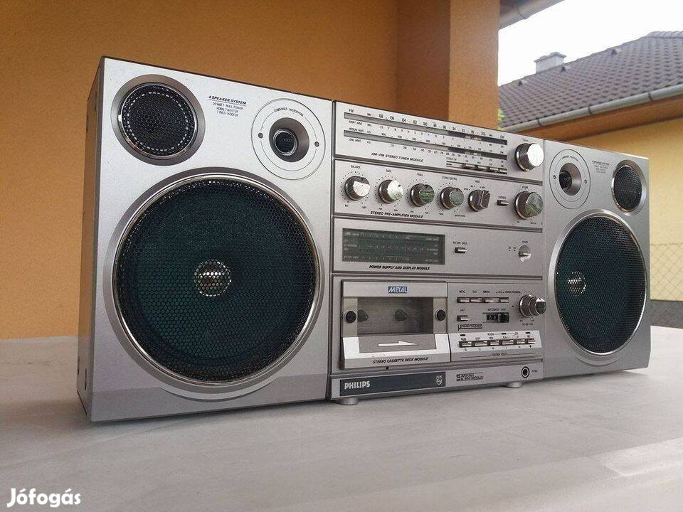 Philips D8614 Sound Machine rádió magnó boombox retro