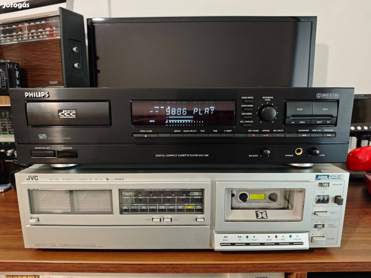 Philips DCC600 digitális-analóg kazetta lejátszó deck