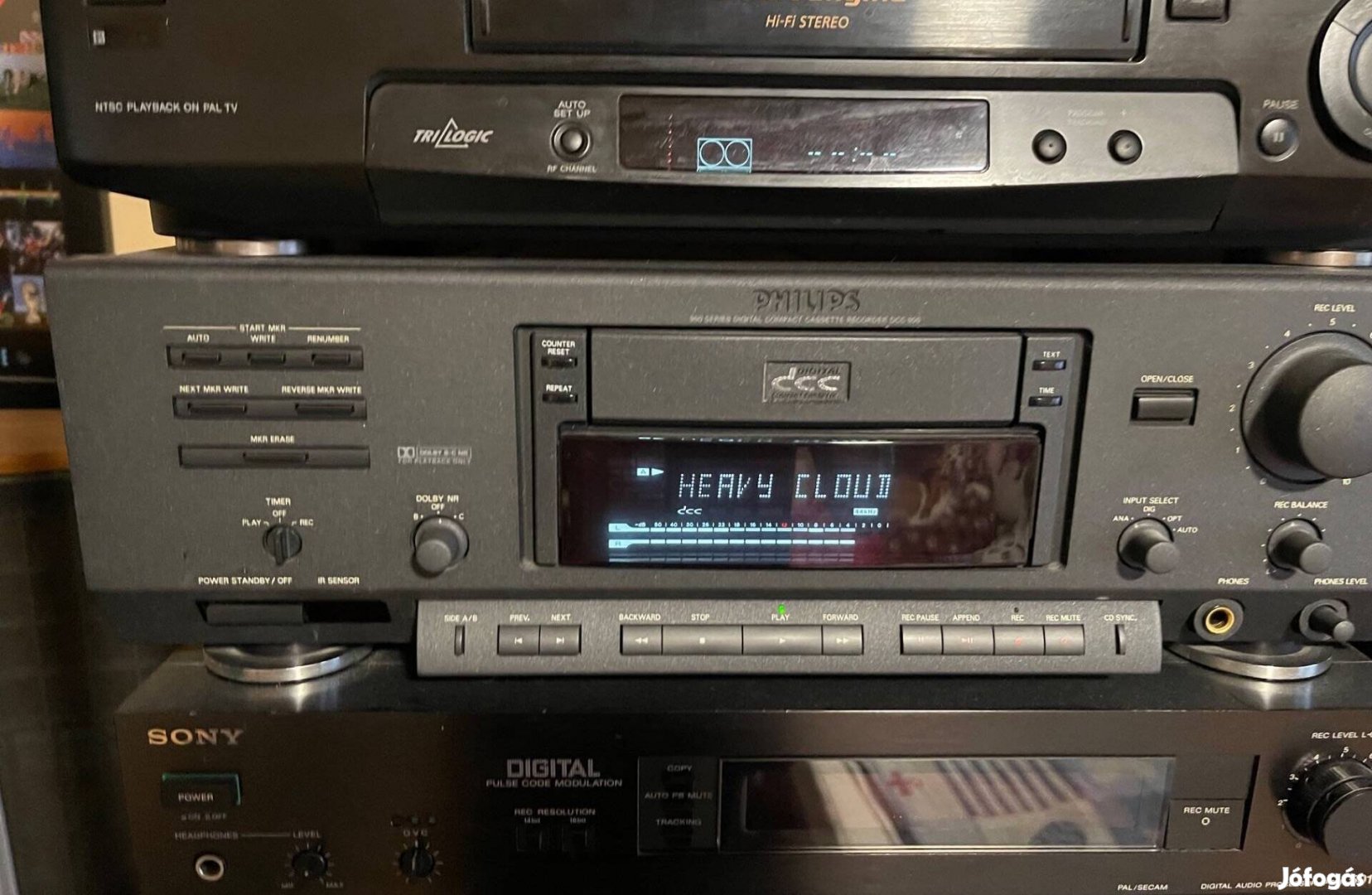 Philips DCC 900 csúcsmodell felújítva teljesen hibátlan magnó