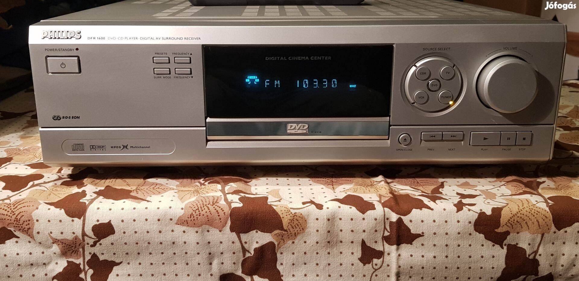 Philips DFR 1600 sztereó hifi stereo erősítő távval sony a1