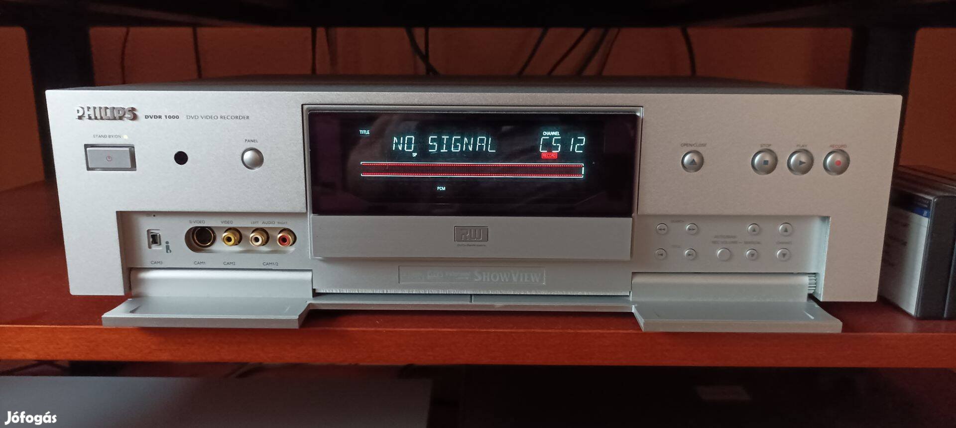 Philips DVDR 1000 dvd író,játszó +10 db Maxell dvd r lemez