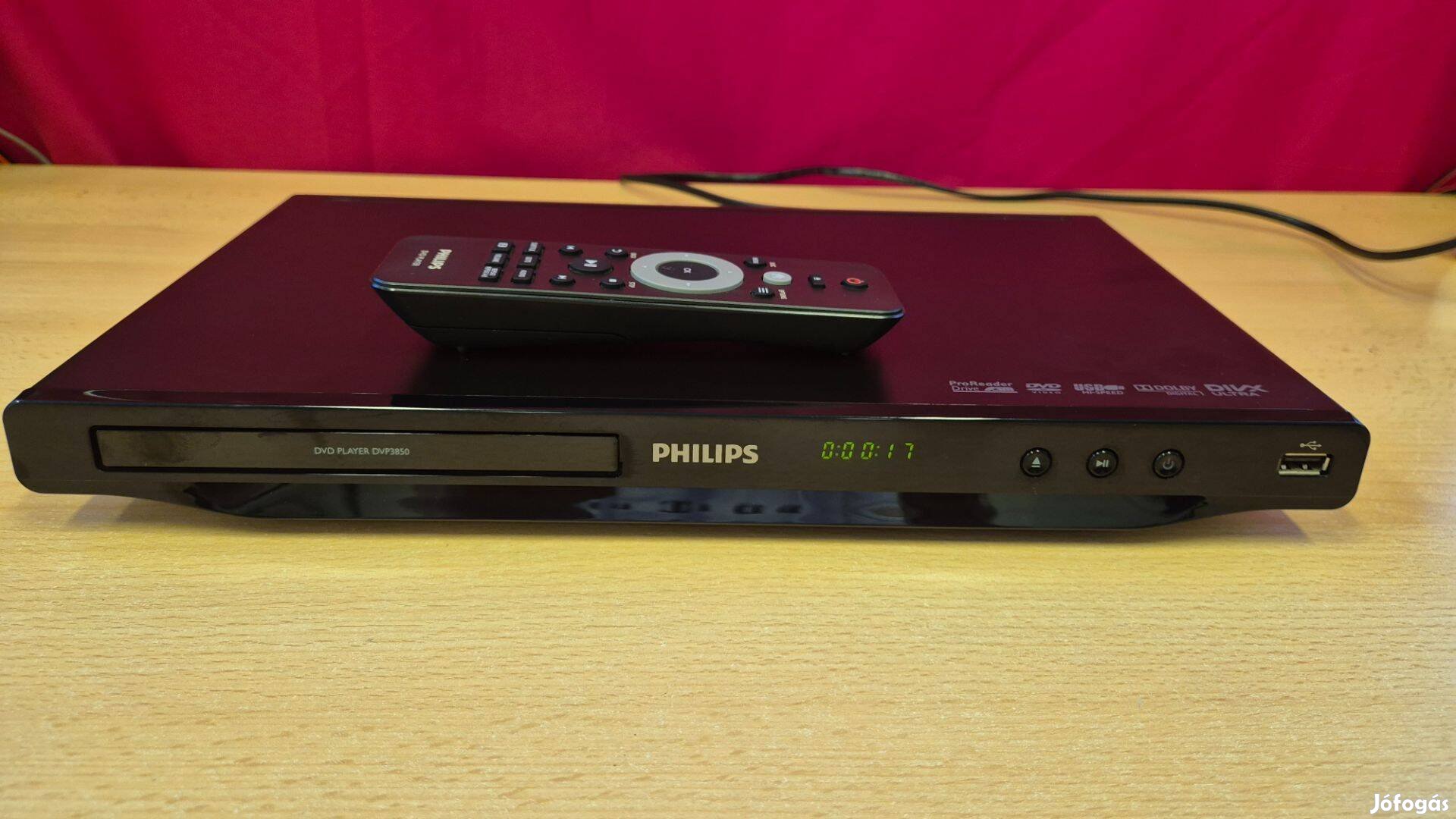 Philips DVP3850 DVD-Cd lejátszó