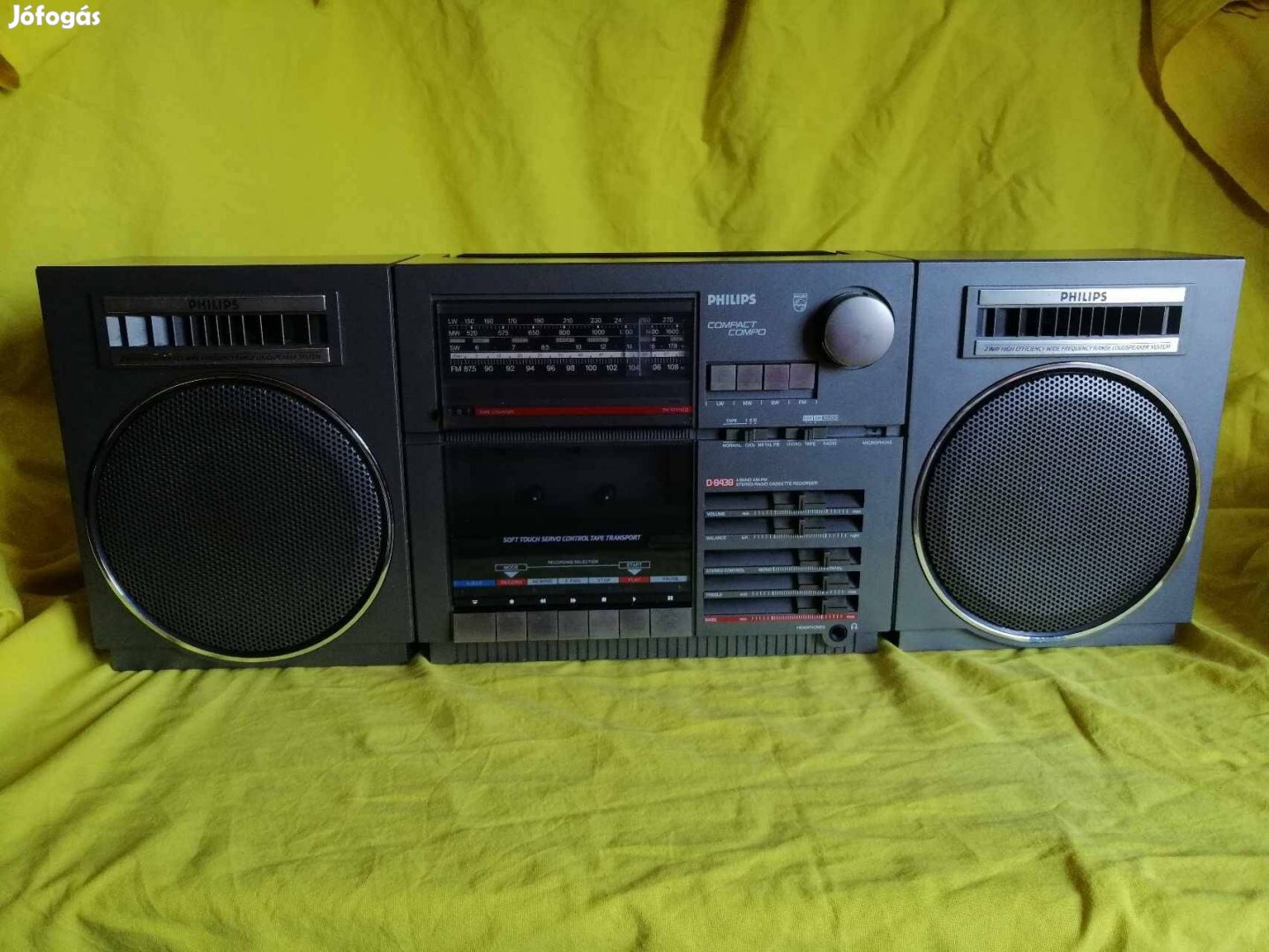 Philips D-8438 rádiós magnó, boombox