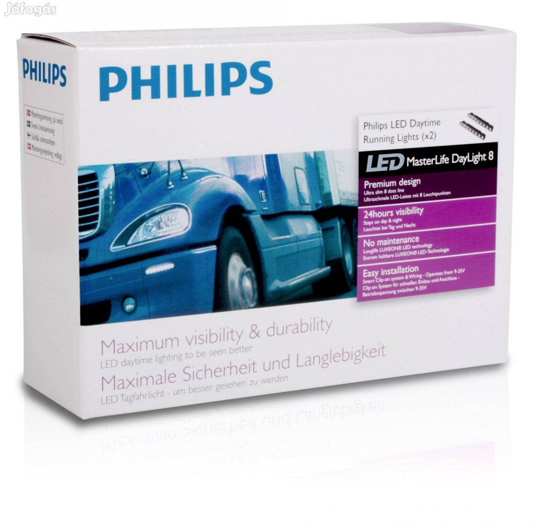 Philips Daylight 8 (24824Wledx1) DRL Nappali menetfény készlet kamion!