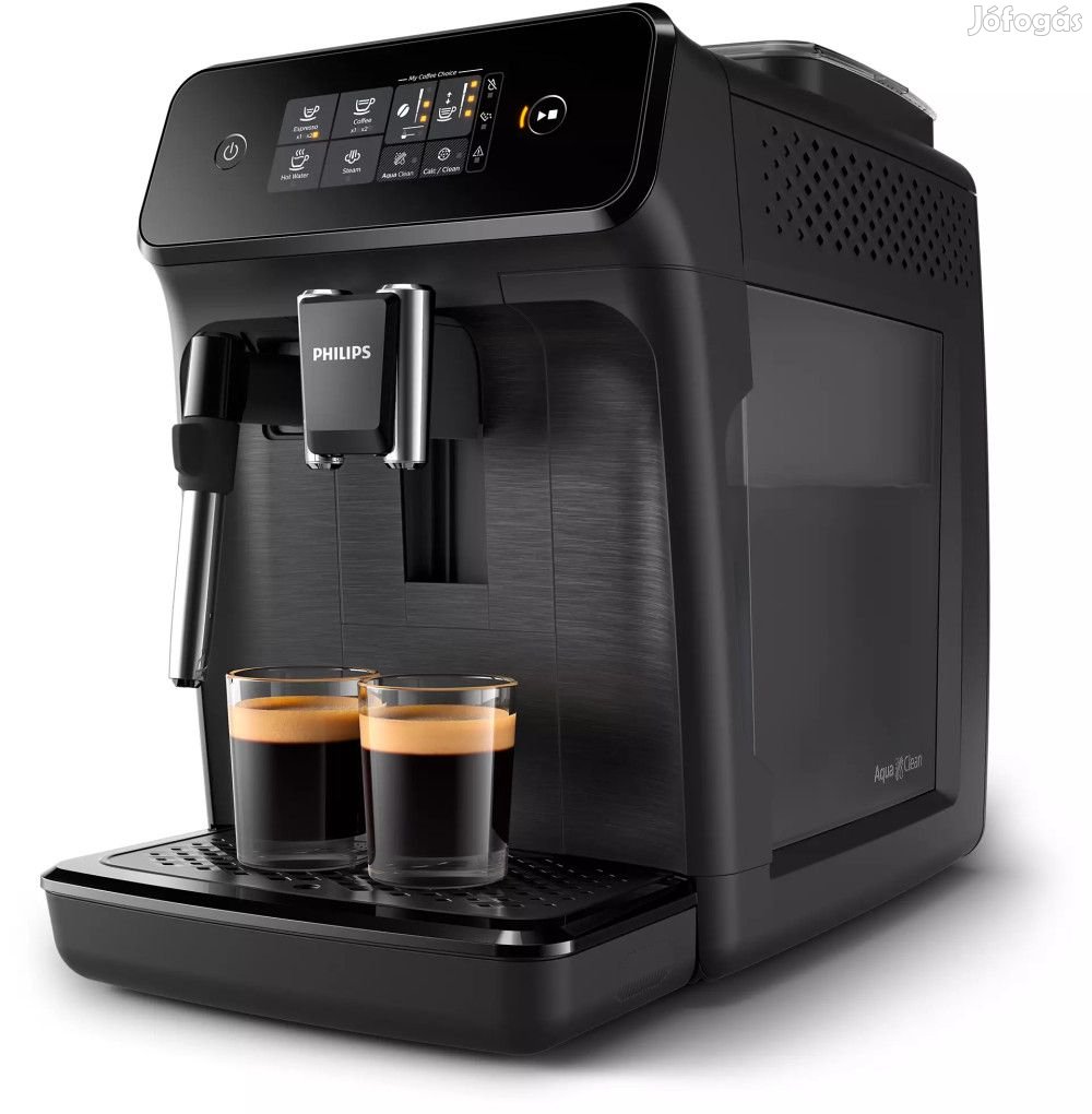 Philips EP1220/00 darálós, 2 csészés automata kávéfőző, kávégép, tejh
