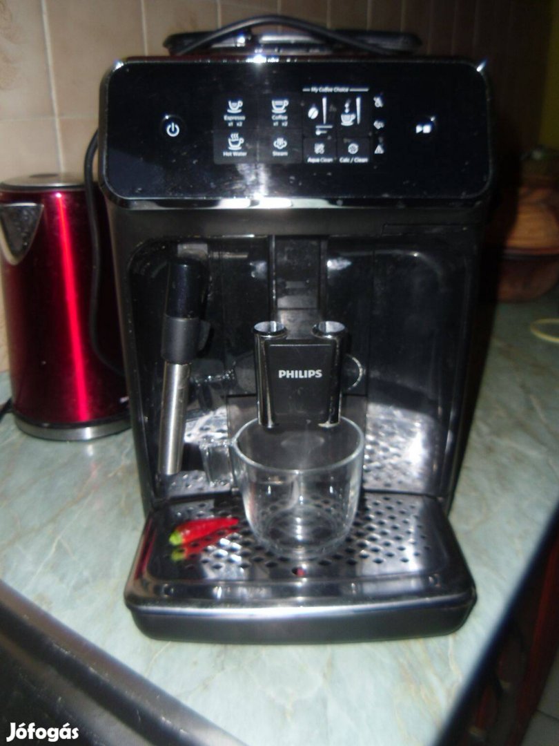 Philips EP 2222/40 automata kávé capuccino gép 2 éves + Új vizszűrővel