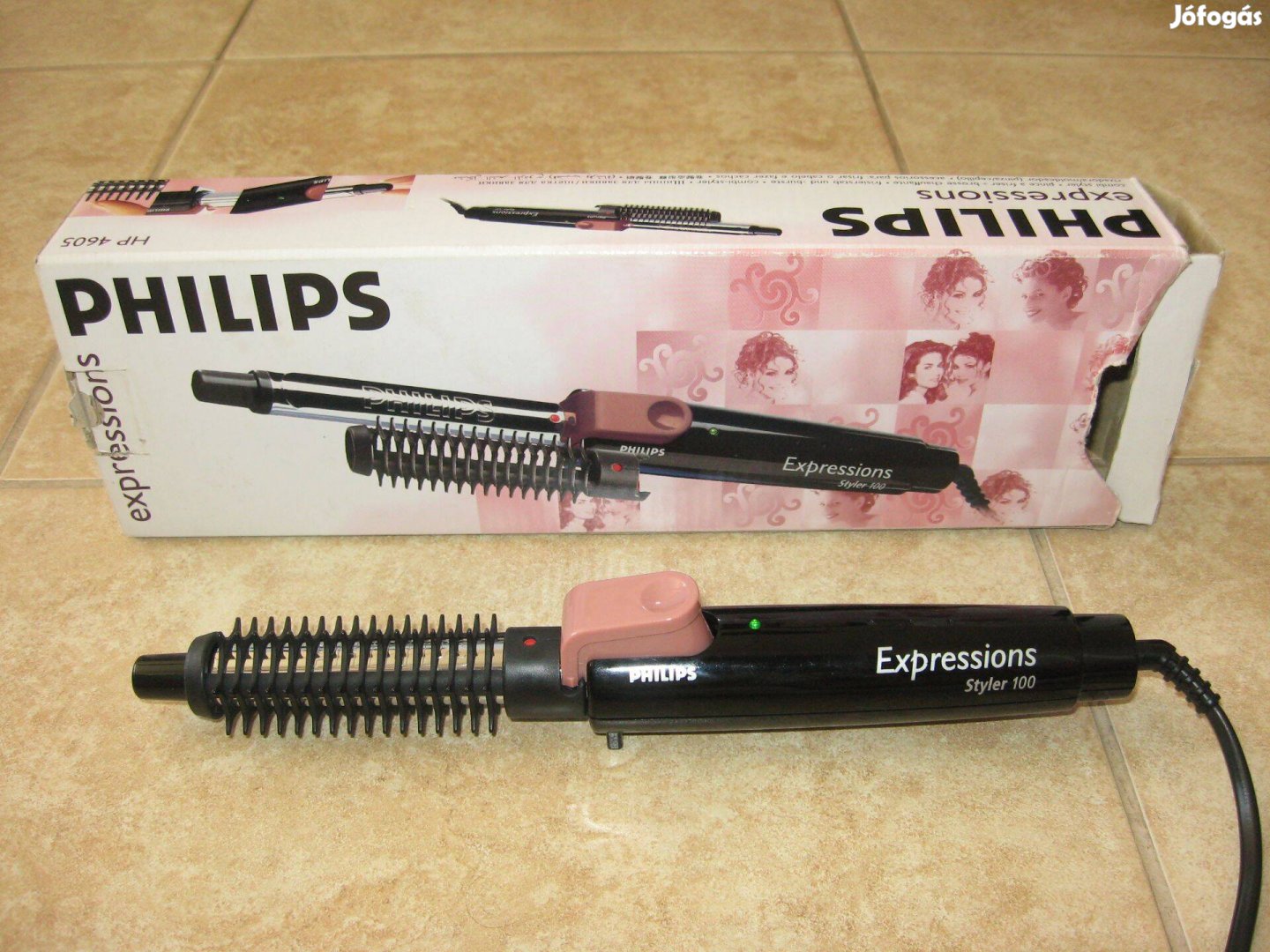 Philips Expressions Styler 100 Hajformázó Kefés Hajsütő HP 4605