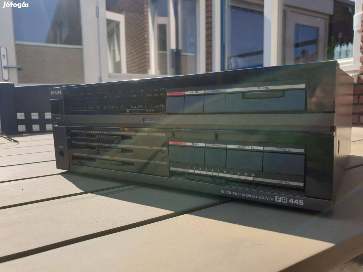Philips FR-445 négy csatornás sztereó erősítő eladó szép állapotban