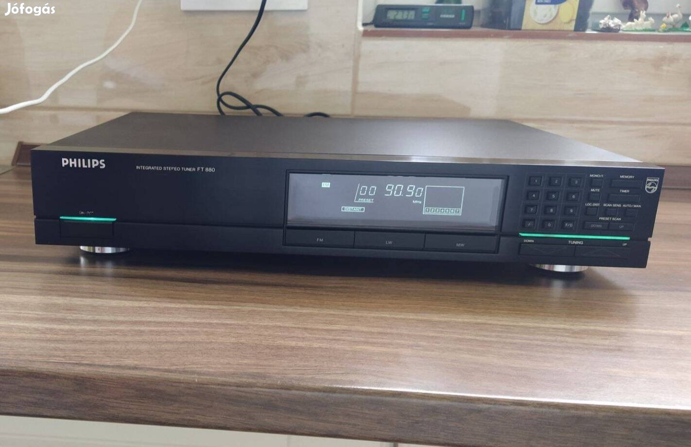 Philips FT880 hifi tuner,fém előlap high end