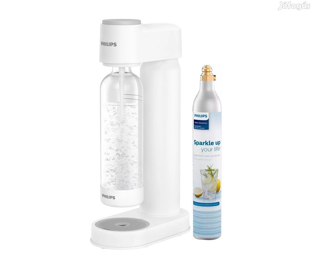 Philips GoZero Lite Soda Maker ADD4901 fehér szódagép, házi szódakész