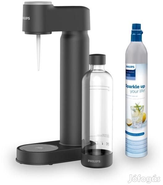 Philips GoZero Lite Soda Maker ADD4901 fekete szódagép, házi szódakés