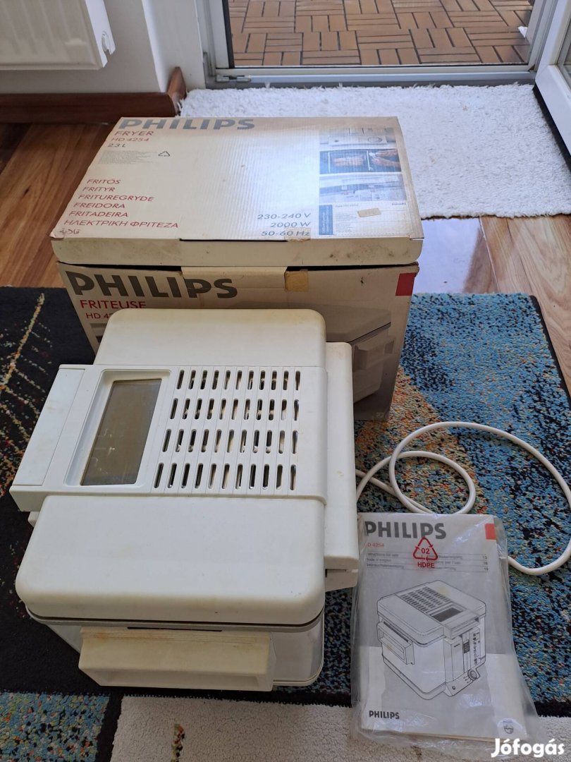 Philips HD4254 fritőz, hibátlan állapotban 