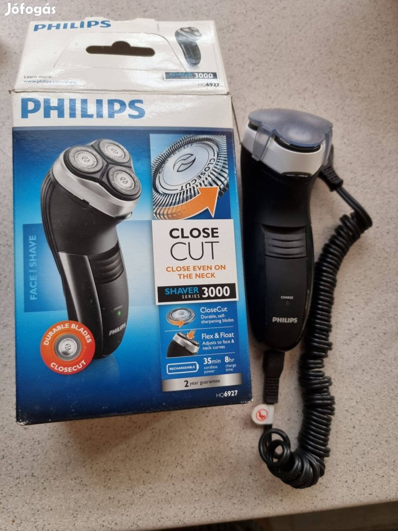 Philips HQ-6927 elektromos akkumulátoros Körkéses pengés Borotva Shave