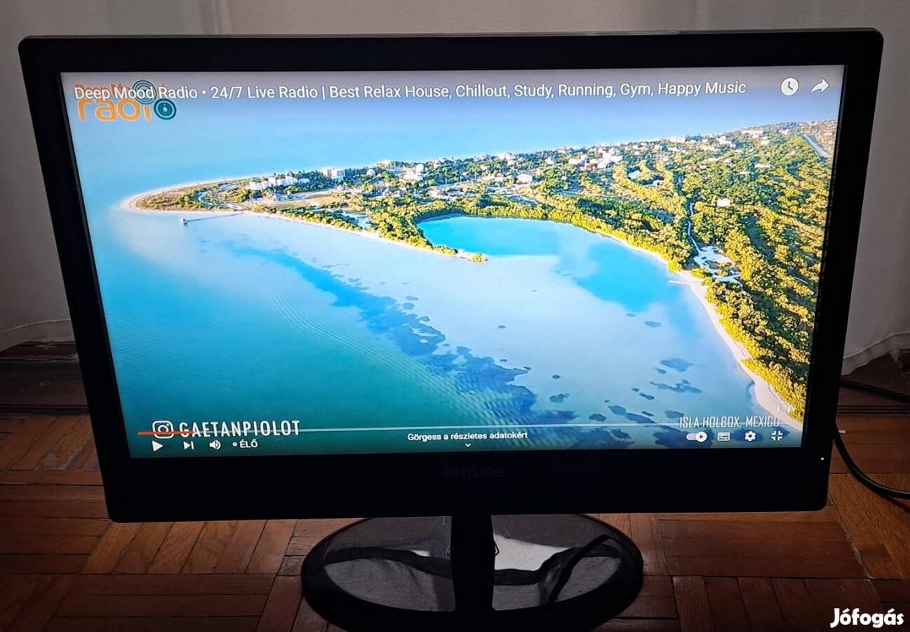 Philips LCD TV/Monitor (55cm) eladó 